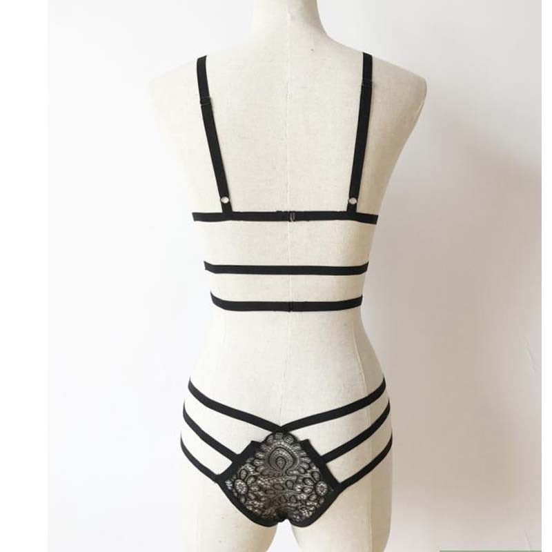 Wireless Cutout Bra Set
