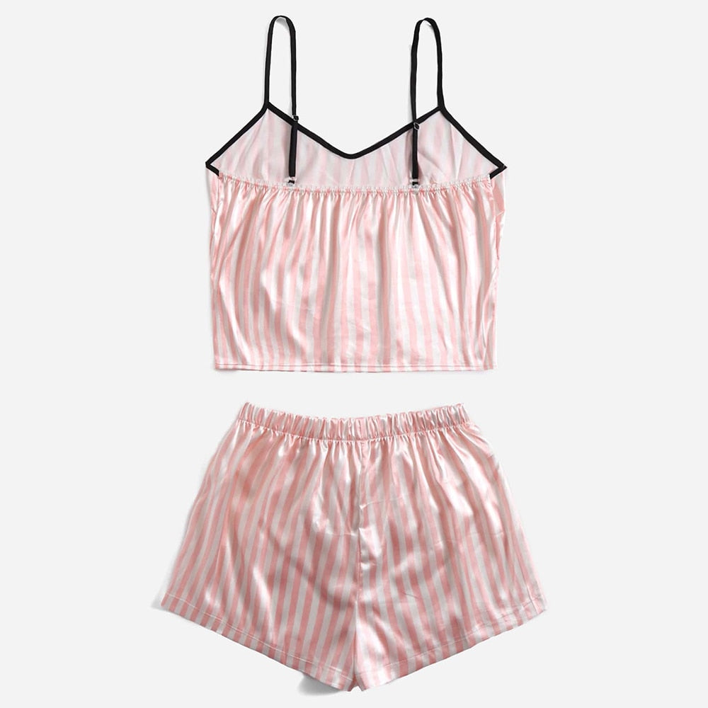 Summer Stripe Pajama Set