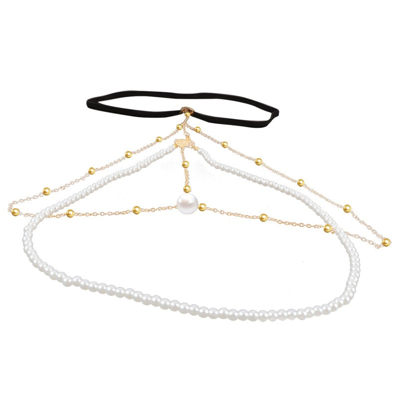 Gilded Teardrop Anklet