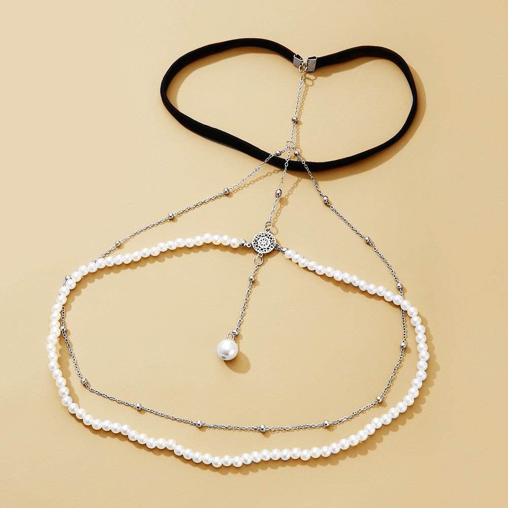 Gilded Teardrop Anklet