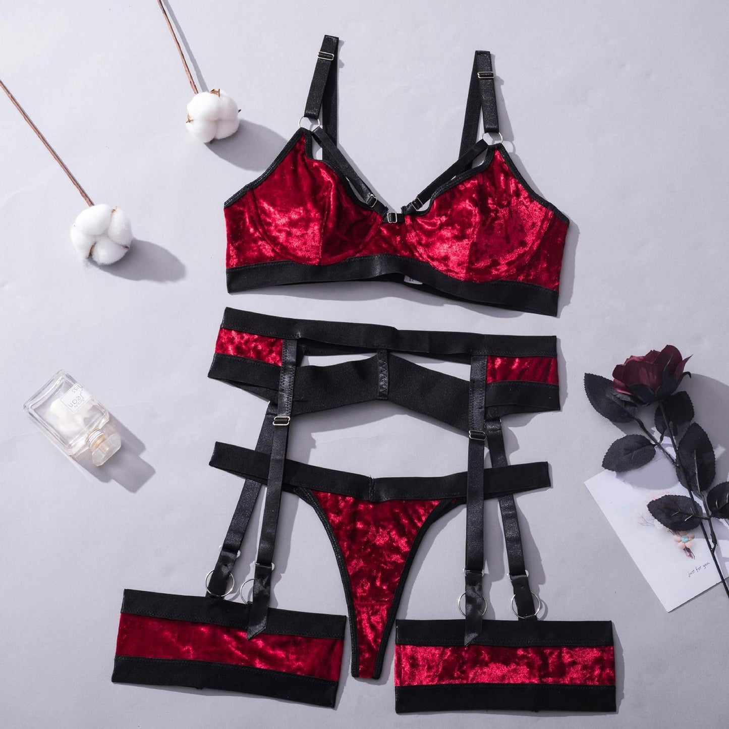 Leopard Lace Set