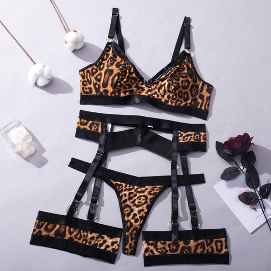 Leopard Lace Set