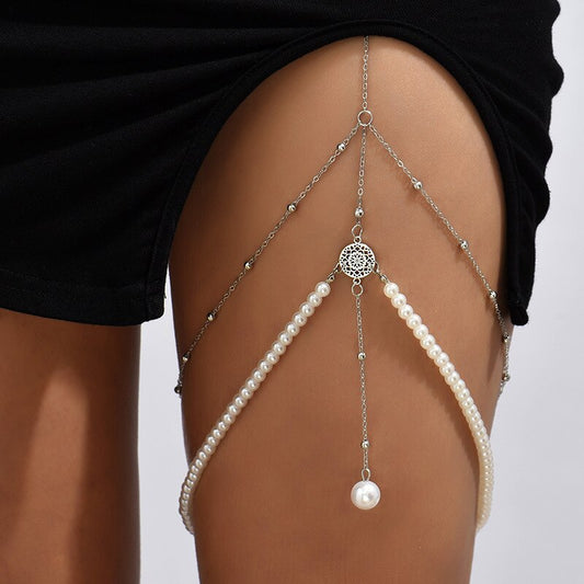 Gilded Teardrop Anklet